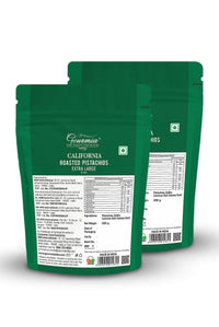 Gourmia California Roasted Extra Large Pistachios Lightly Salted 400g (200g x 2)