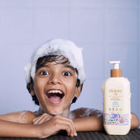 Tikitoro Kids Conditioning Shampoo for 4-10 years | pH 5.5 & Allergen-Free | Moringa, Rice Protein, Sacred Lotus Extract | No Parabens or Sulfates | 100% Vegan (300ml x 1)