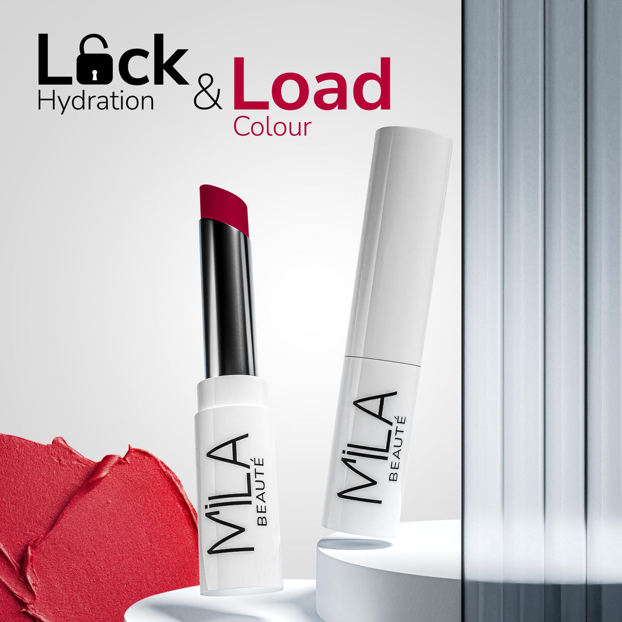 MILA BEAUTÉ Locked In Lips Lipstick | Transfer Proof Formula with Velvety Texture | Lightweight & Comfortable | Highly Pigmented Lipsticks | Shade -