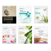 Mirabelle Cosmetics Korea Acne Prone Skin EX Facial sheet Mask | Women & Men | Made In Korea | Combo Pack of 6 (Each 25ml)