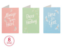 American Greetings Sympathy Cards Assortment, Hand-Lettered (48-Count)