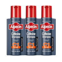 Alpecin C1 Caffeine Anti Hair Fall Shampoo 3x250ml | Scalpe Shampoo for Hair Fall Control | Natural Hair Growth Shampoo Strengthen Hair Growth and Reduces Hair Loss