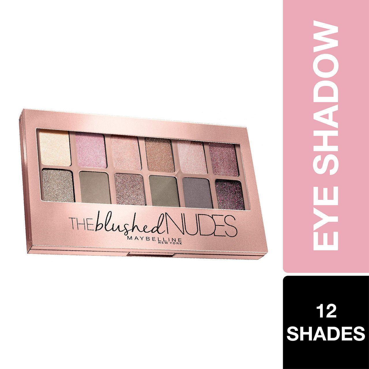 Maybelline New York The Blushed Nudes Palette Eyeshadow, 9G And Maybelline New York Color Sensational Creamy Matte Lipstick, 657 Nude Nuance, 3.9G