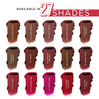 Hilary Rhoda Kissable Lip Crayon |12-Hour Stay | Highly Pigmented Matte Finish | Smudge-Proof & Transfer proof Lipstick | Retractable Lip Crayon | 3.5g - (Deep Maroon | Shade 24)