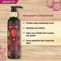 Manestream Fenugrow Hairfall Control Conditioner for Men & Women, Ayurvedic Natural Treatment with Fenugreek & Onion for Hair Loss & Gives Strength, 250 ml