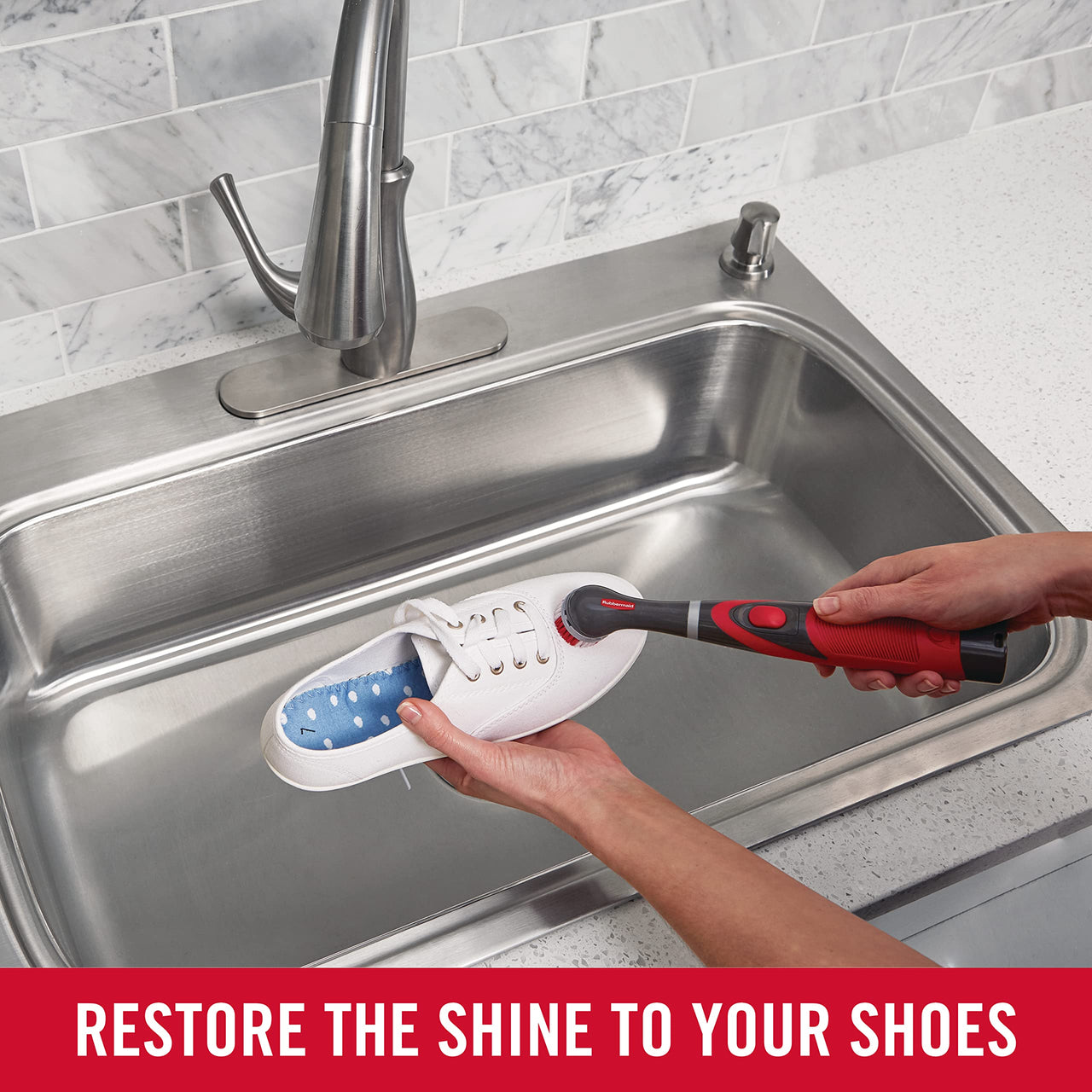 Rubbermaid Reveal Power Scrubber 18-Piece Kit, Cordless Electric Battery Powered Scrub Brush, Water Resistant, for Home/Kitchen/Bathroom/Grout/Tile/Shower/Tub Power Scrubber Ultimate Kit