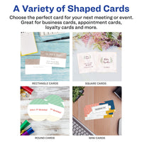 Avery Glossy Business Cards with Sure Feed Technology, 2