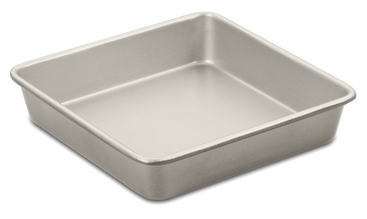 Cuisinart 9-Inch Chef's  Classic Nonstick Bakeware Square Cake Pan, Champagne