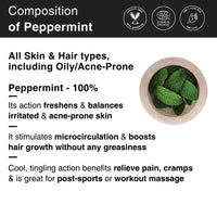 Soulflower Peppermint Essential Oil for Skin & Hair Care, Scalp, Aromatherapy |100% Pure & Natural Therapeutic Grade, Undiluted, Ecocert Cosmos Organic Certified| Mentha Piperita |15ml