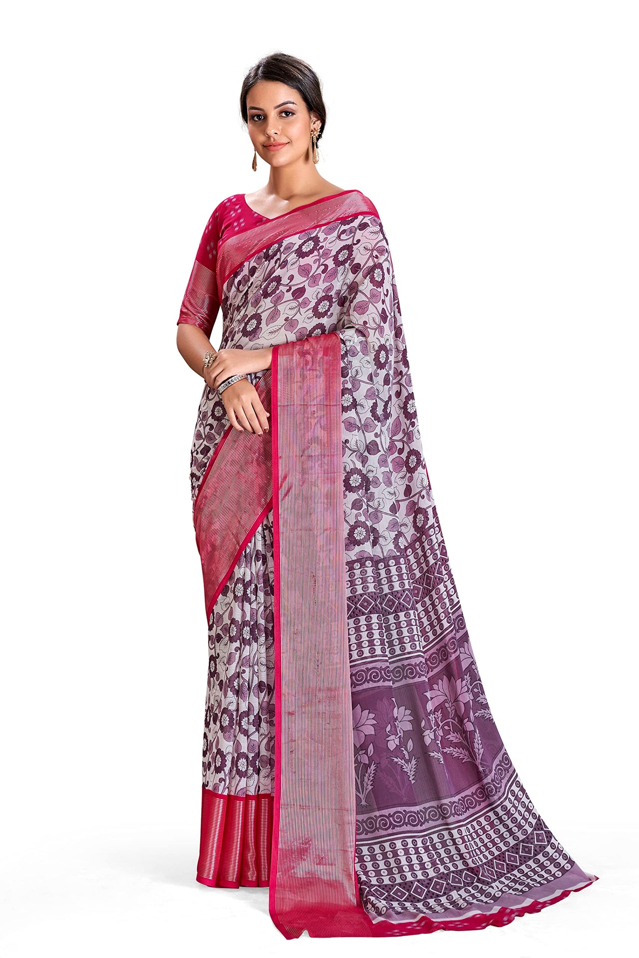 Amazon Brand - Tavasya Women Women Saree