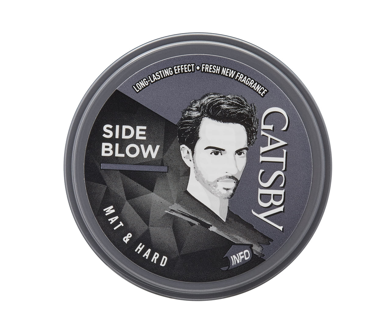 Gatsby Hair Styling Wax - Mat & Hard, For Side Blow Style, Mat Finish, Strong Hold, High Volume, Non Sticky, Easy Wash Off, Anytime Re-Stylable Hair Wax, 75gm