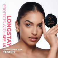 Mila Beauté Perfecting Compact Powder | Natural Matte Finish| Longstay with SPF 15 | Minimized Pores and Finelines | Controls Shine | Lightweight Compact Powder | Shade - (302 Sand,16g)