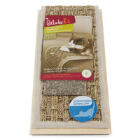 Petlinks Sea Ramp Seagrass Angled Cat Scratcher, Catnip Included - Randomly Selected Color, One Size