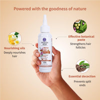 Ayouthveda Protein Hair Oil For Healthy Hair | Blend of Essential Oil & 12 Herbal Extracts | Strengthen The Roots & Makes Hair Shiny | A Non Sticky Formula For Dandruff Control (Pack of 1-100ml each)