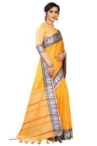 Regolith Designer Sarees for women banarasi silk saree with fancy saree Un-stitched blouse Pieces