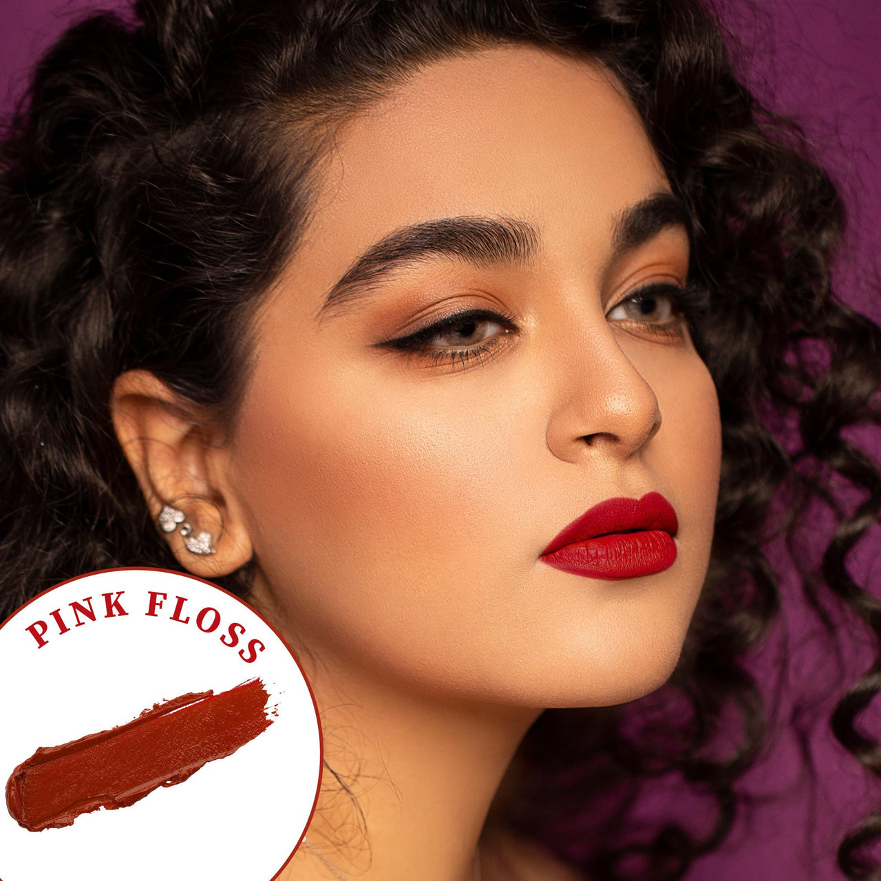 Pijn Luxe Comfy Matt Lipstick Pink Floss | 12HR Long-Lasting, Smudge-Proof & Waterproof | Lightweight, Smooth Matte Finish With Vitamin E & Lip Repair | Lipstick for Women