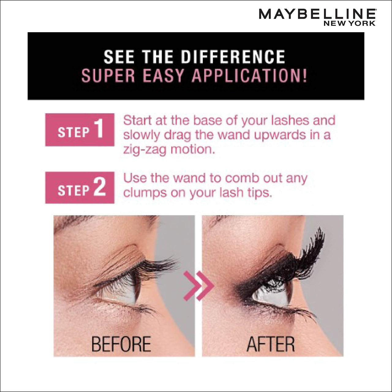 Maybelline New York Hypercurl Mascara, Curls Lashes, Highly Pigmented Colour, Long-lasting, Washable, Black 9.2ml (Pack of 2)