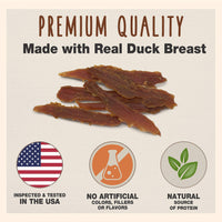 Cadet Gourmet Duck Breast Dog Treats - Healthy & Natural Dog Training Treats for Small & Large Dogs - Inspected & Tested in USA (28 oz.) 1.75 Pound (Pack of 1)