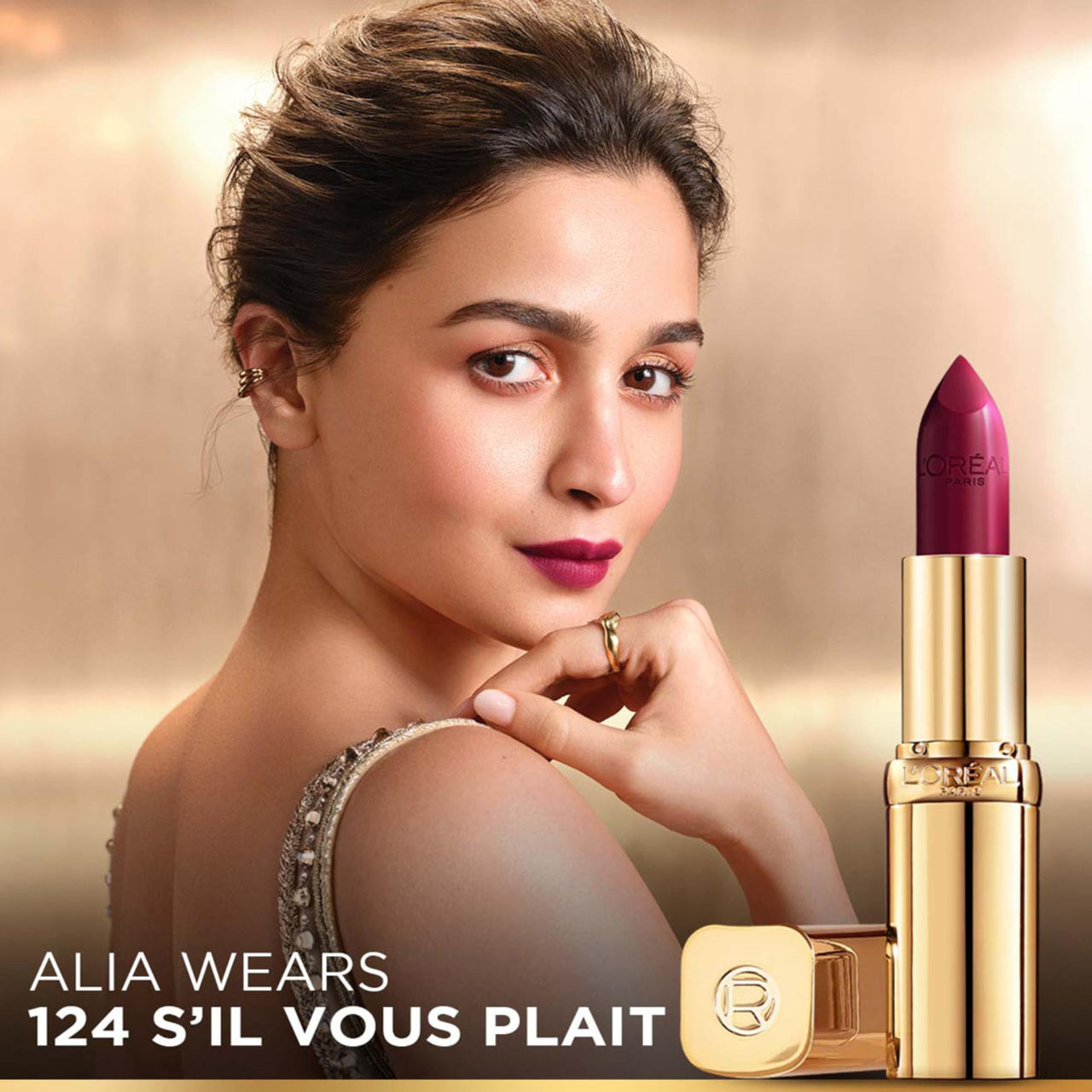 L’Oréal Paris Color Riche Satin Lipstick- 540 Nu Unstoppable, 4.5 gm