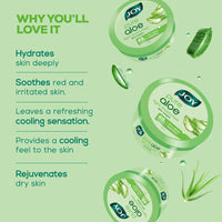 Joy Pure Aloe Cold Skin Cream for Face, Hands & Body (200ml) |6 Active Actions - Moisturizing, Soothing, Brightening, Anti-Ageing, Anti-Pollution & UV Protection | All in One Skin Cream for Dry Skin