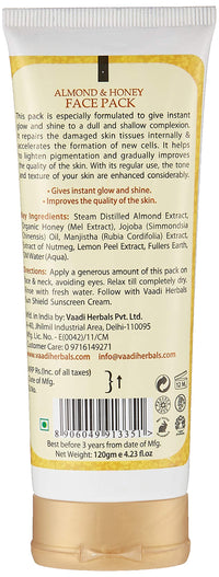 Vaadi Herbals Instaglow Almond and Honey Face Pack, 120g