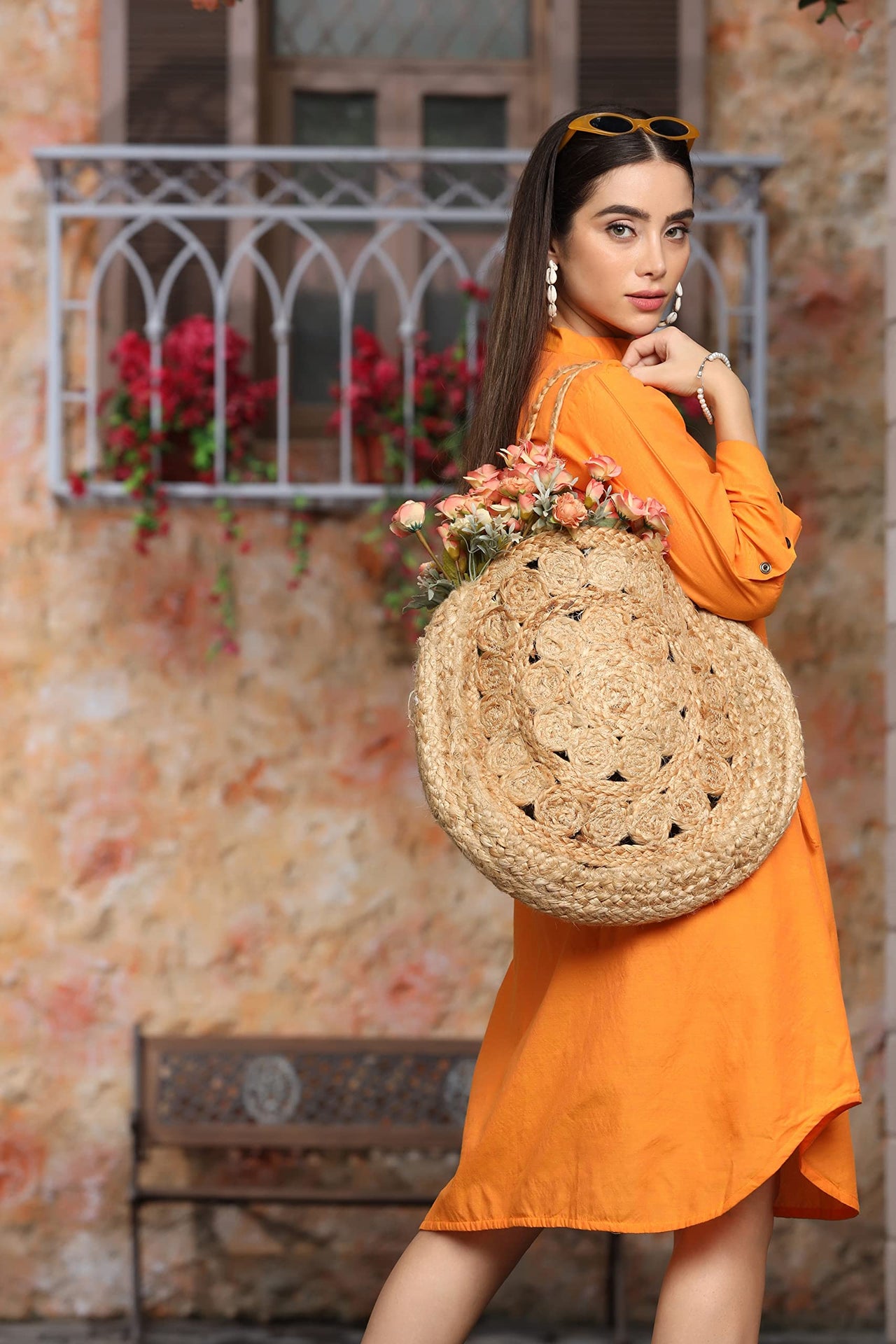 DHRUVI TRENDZ Kurti for Women || Soft Cotton Plain Long Straight Kurtis for Girls || Stitched Collar Kurta || Ideal for Office || Casual || Collage || Festival Wear Kurtis for Ladies