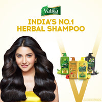 Dabur Vatika Lemon Anti-Dandruff Shampoo - 640ml | Reduces Dandruff from 1st wash | Moisturises Scalp | Provides Gentle Cleansing, Conditioning & Nourishment to Hair