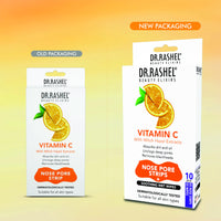 DR.RASHEL Vitamin C Nose Strip With Hazel Extracts Observes Dirt And Oil (10 Strips &10 Wipes)