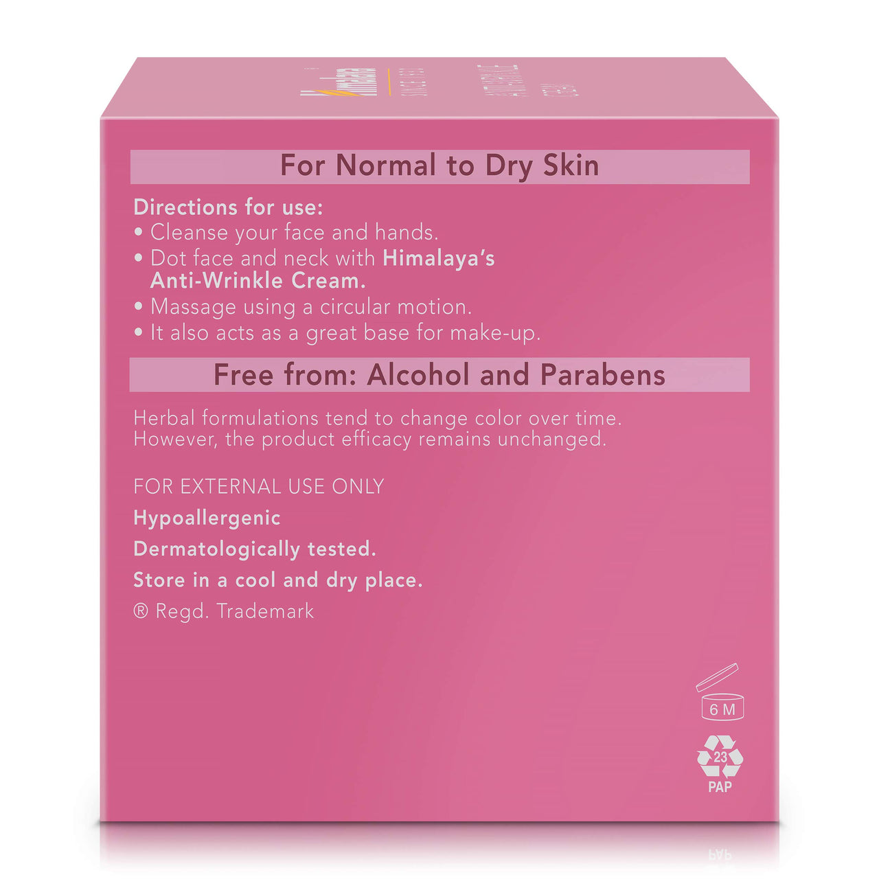 Himalaya Anti-Wrinkle Cream For Men/Women With Aloevera & Grapes | Reduce Wrinkles, Fine Lines & Age Spots | Clinically Tested Aha-Rich Formula | No Alcohol-No Parabens | For Normal To Dry Skin| 50G