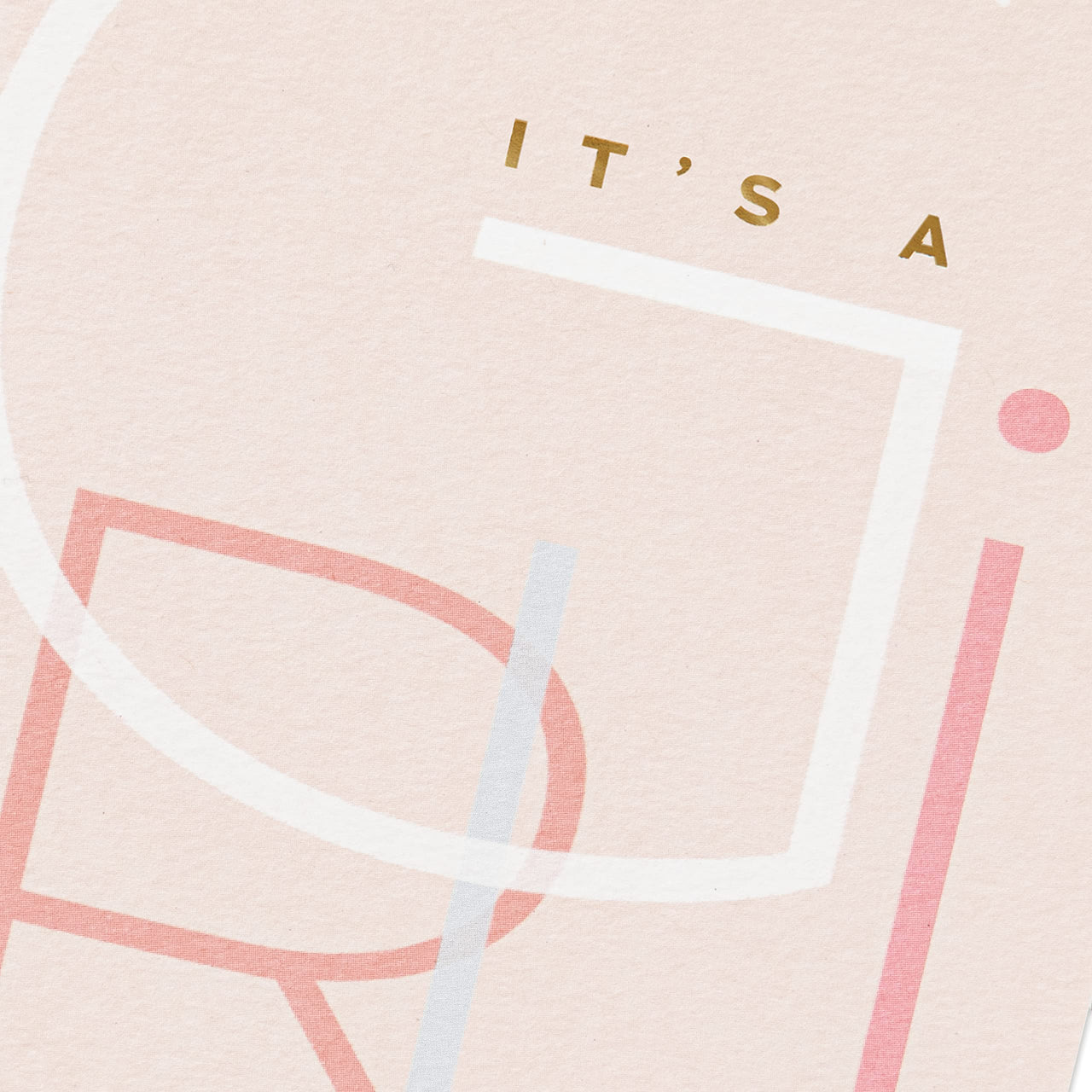 Hallmark Signature Baby Shower Card for Girl (It's  a Girl) Welcome New Baby Girl, Congratulations It's  a Girl