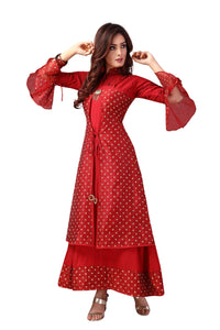 madhuram textiles Women's  Rayon Anarkali Kurta