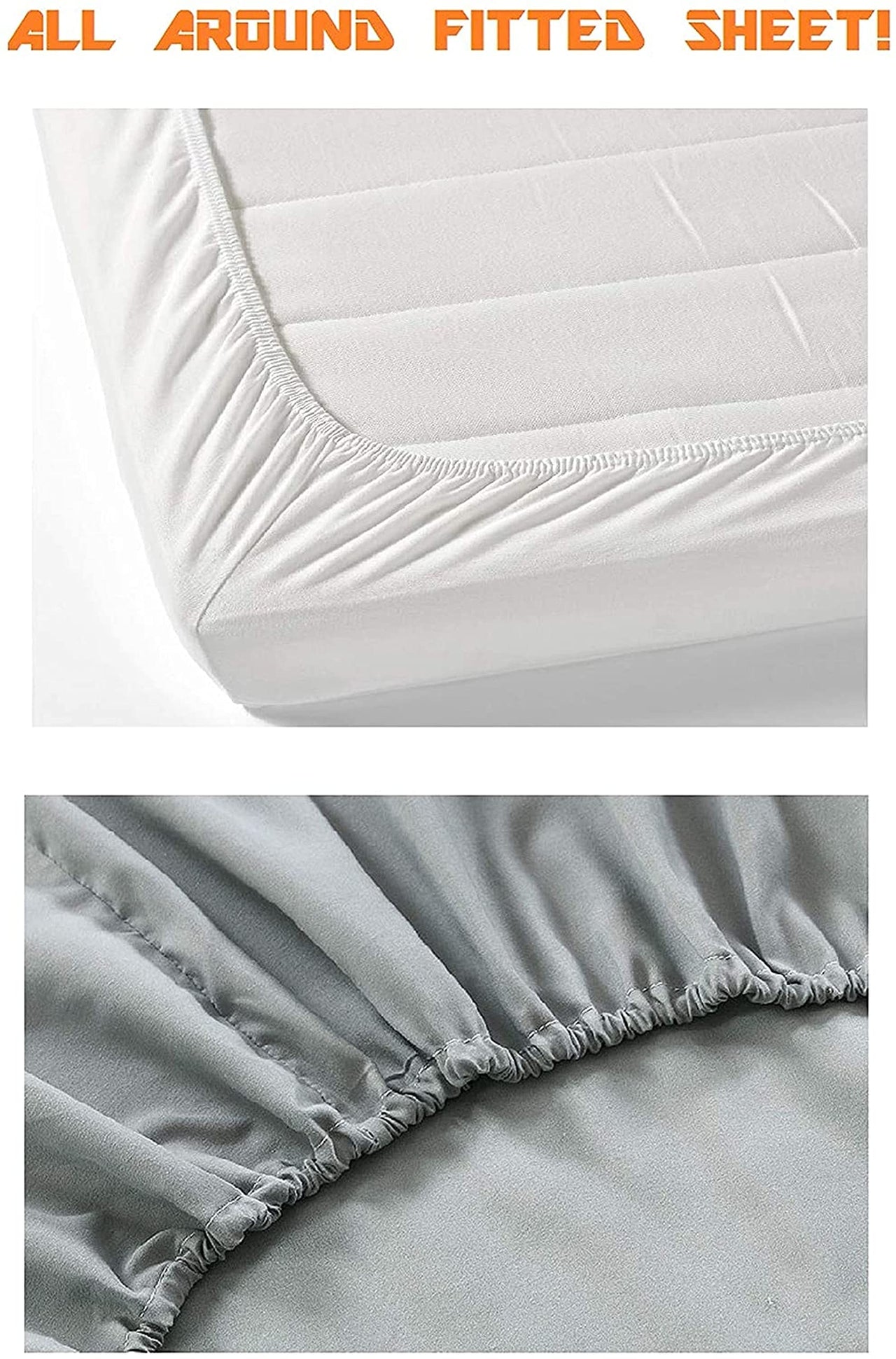 Elegant Comfort 1500 Premium Hotel Quality 1-Piece Fitted Sheet, Softest Quality Microfiber - Deep Pocket up to 16 inch, Wrinkle and Fade Resistant, Twin/Twin XL, Sage-Green