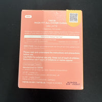 TIRTIR Mask All-Cover Cushion Foundation, Full coverage, Skin fit, Satin Glow Finish, Korean Cushion Foundation #24N LATTE, 4.5g