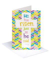American Greetings Religious Easter Cards with Envelopes, He Has Risen (6-Count) The Love Jesus Feels for You