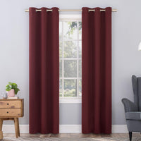 Sun Zero Easton Energy Saving Blackout Grommet Curtain Panel, 40