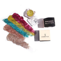 TS COSMETICS Pro Glitter Eyeshadow Palette – Cannon | Pressed Glitter, Shimmer & Matte Finishes | Highly Pigmented, Long-Lasting Eye Makeup