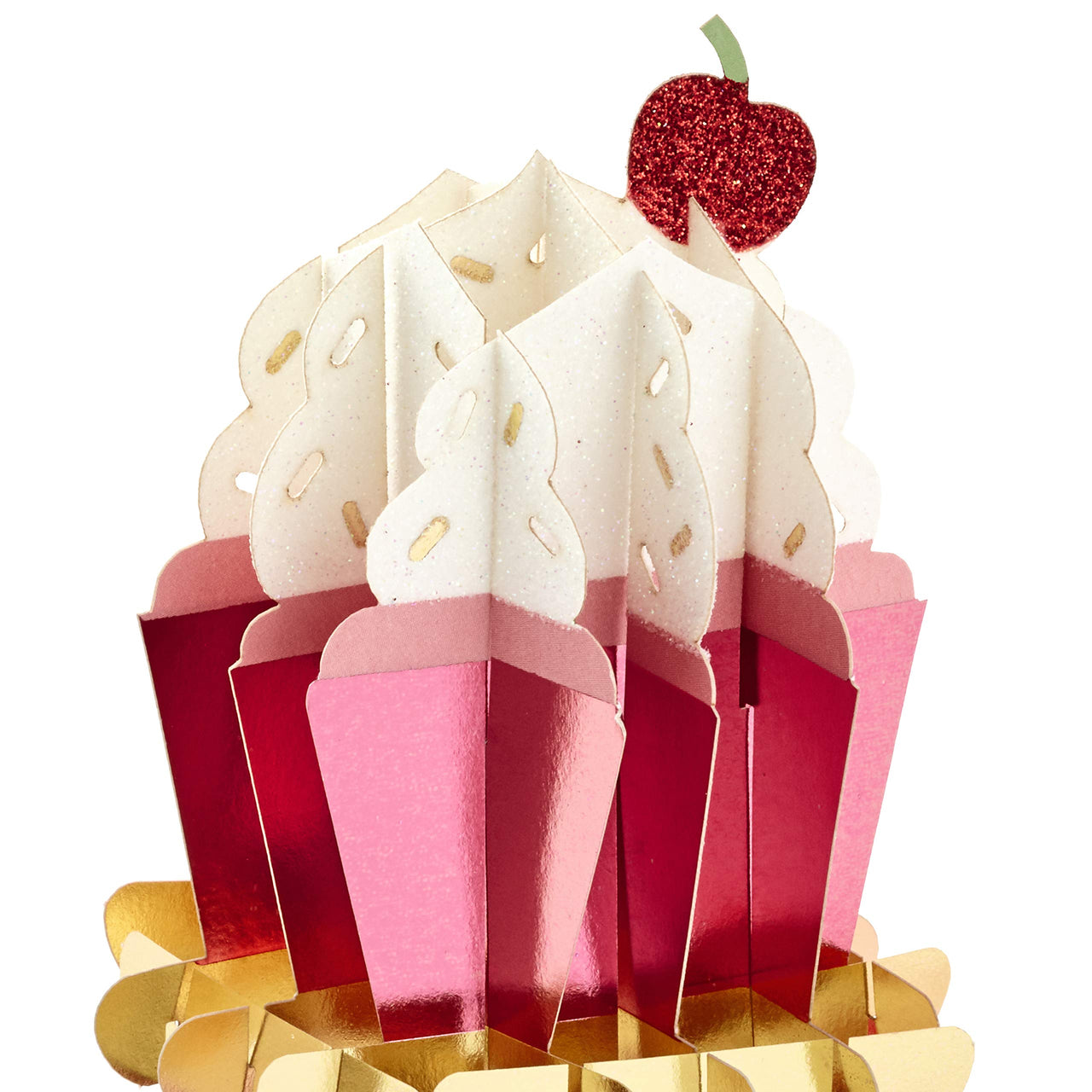 Hallmark Signature Paper Wonder Pop Up Birthday Card (Cupcake, Sweet Day), Model Number: 1299RZH1142 Pop Up, Cupcake, Sweet Day