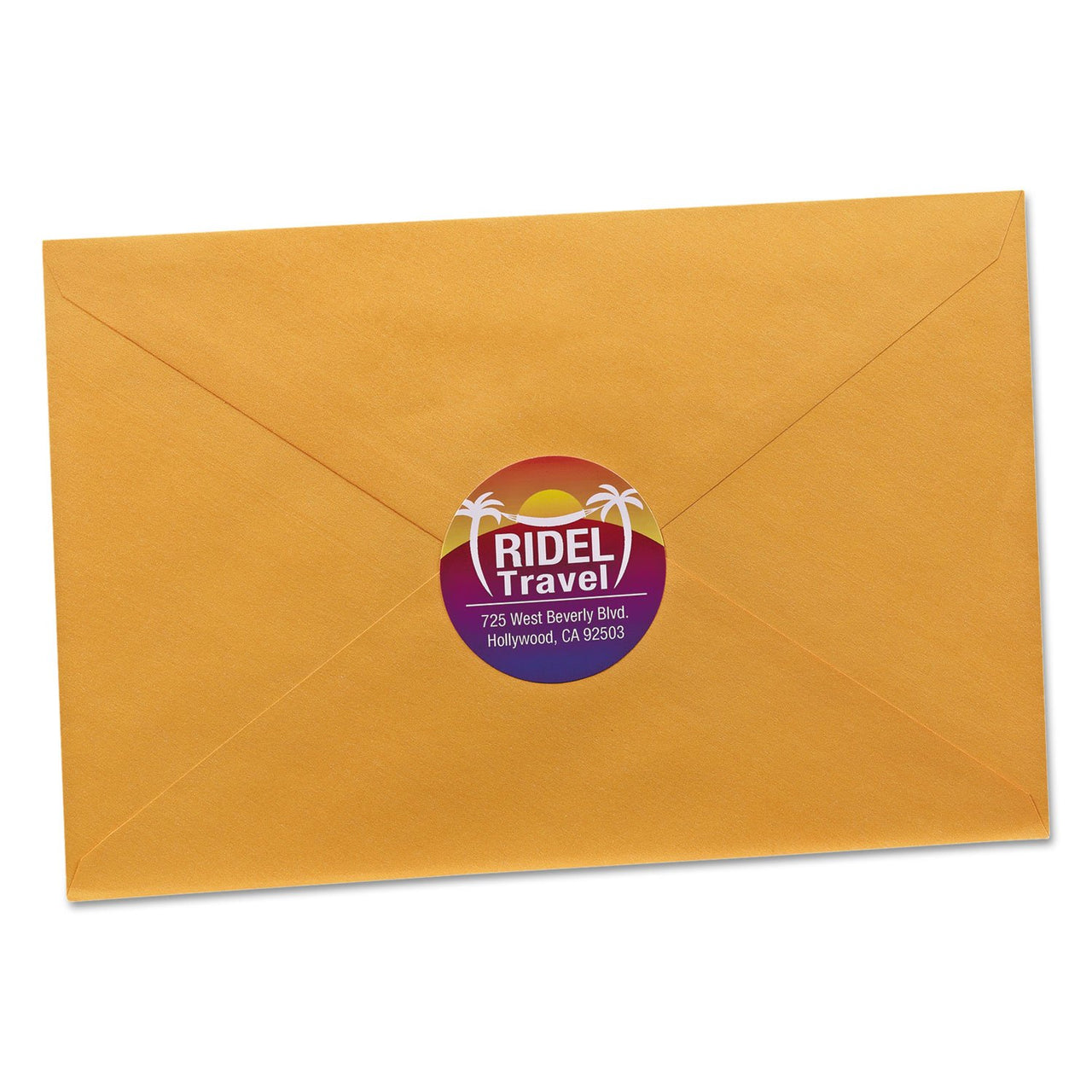 Avery Printable Round Labels with Sure Feed, 2" Diameter, Glossy White, 120 Customizable Labels (22807) 2" 120 labels