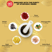 DABUR Shilajit Double Gold-10 Capsules|2X Stamina&Strength|100% Ayurvedic Capsules For More Strength,Power,Energy&Stamina|Helps In Countering Weakness|Premium Vitality Ayurvedic Supplement|For Men