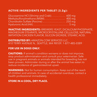 Wag Hip & Joint Advanced Chewable Tablets for Small/Medium Dogs, 90 Count Small/Medium Dog 90 Count (Pack of 1)