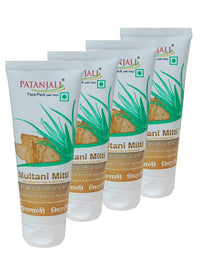 Patanjali Multani Mitti Face Pack 60GM (Pack Of 4)