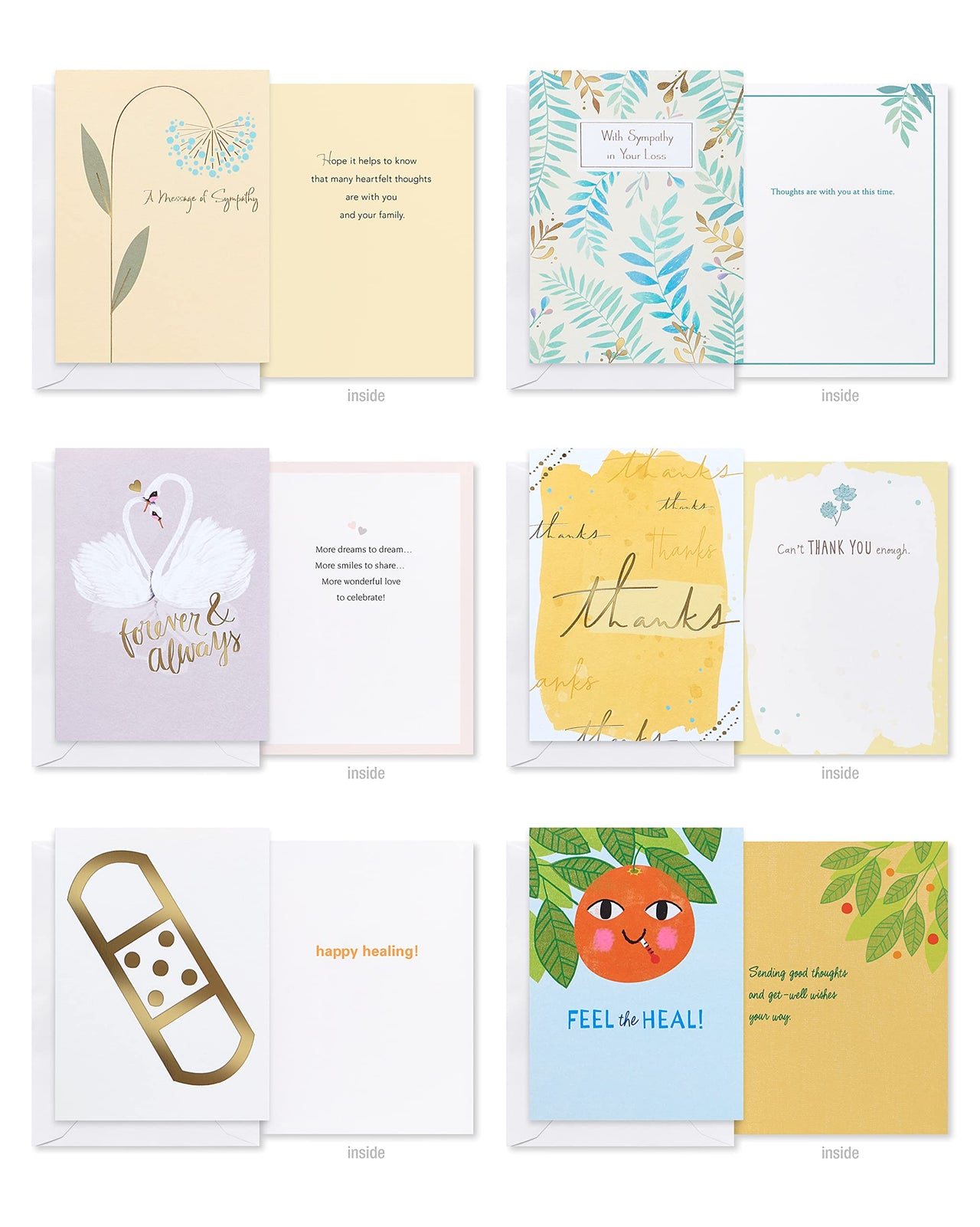 American Greetings All-Occasion Cards Assortment, Birthday, Thank You, Thinking of You, Congratulations & More (40-Count)