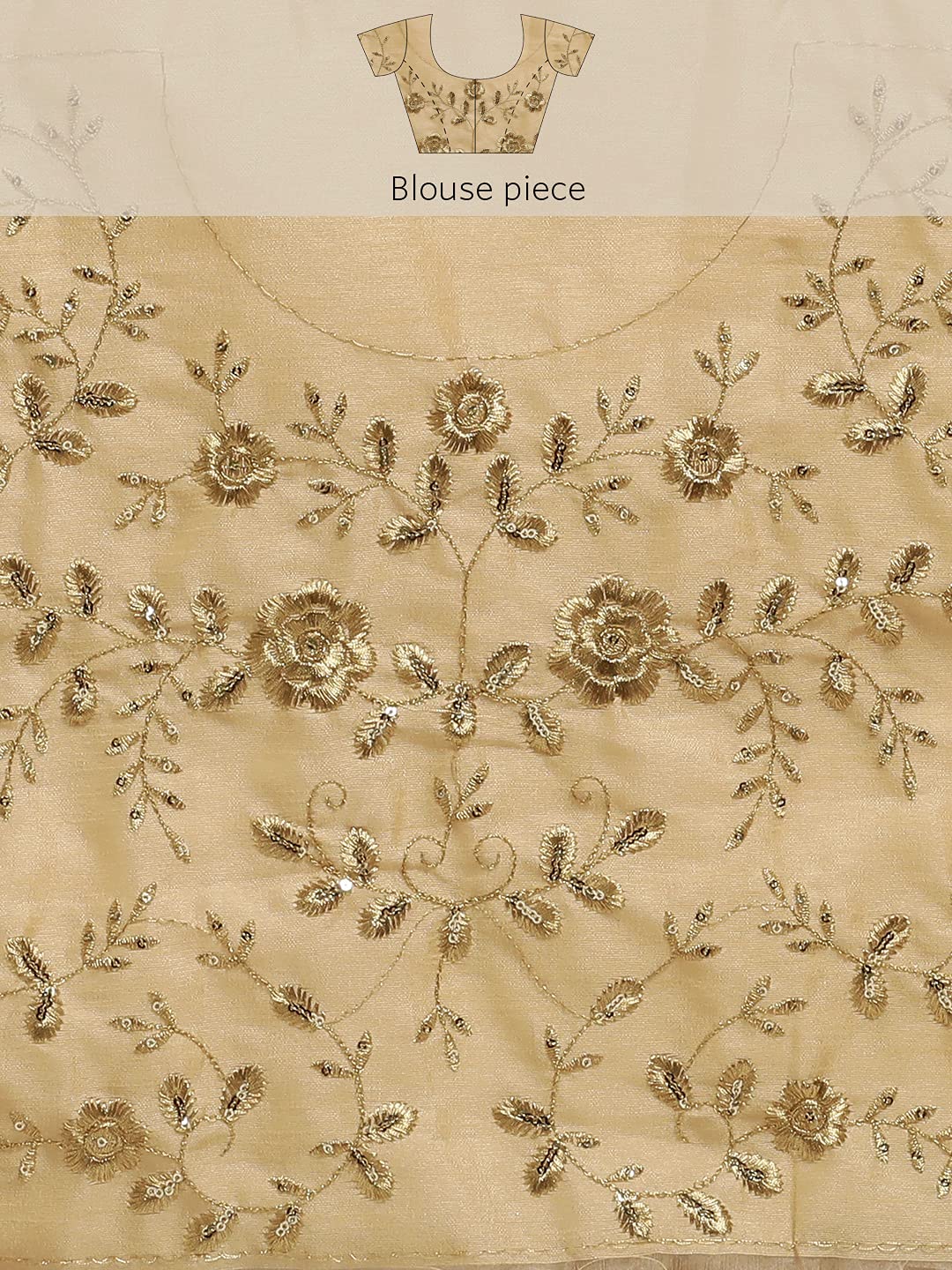 Sunderani Women's  Designer Black Georgette Embroidered Fashion Designing Saree for Women (Sund KK BLACK)