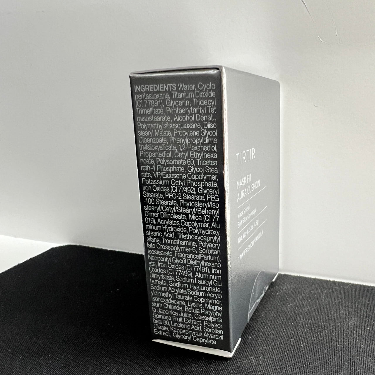 TIRTIR Mask Fit Aura Cushion Foundation, Full coverage, Skin fit, Satin Glow Finish, Korean Cushion Foundation #17W FRENCH VANILLA, 4.5g