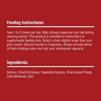 SmartBones Protein Rings with Real Salmon and Chickpeas, 10.5 OZ 10.5 Ounce (Pack of 1)