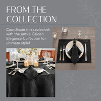 ELRENE HOME FASHIONS Caiden Elegance Damask Fabric Tablecloth, 70