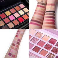 HUDA GIRL Beauty Rose Gold Remastered + Nude Edition Eyeshadow Palette Combo Kit - 36 Matte and Shimmer Finishes, Includes Black Eyeshadow - Complete Eye Shadow Palette Set