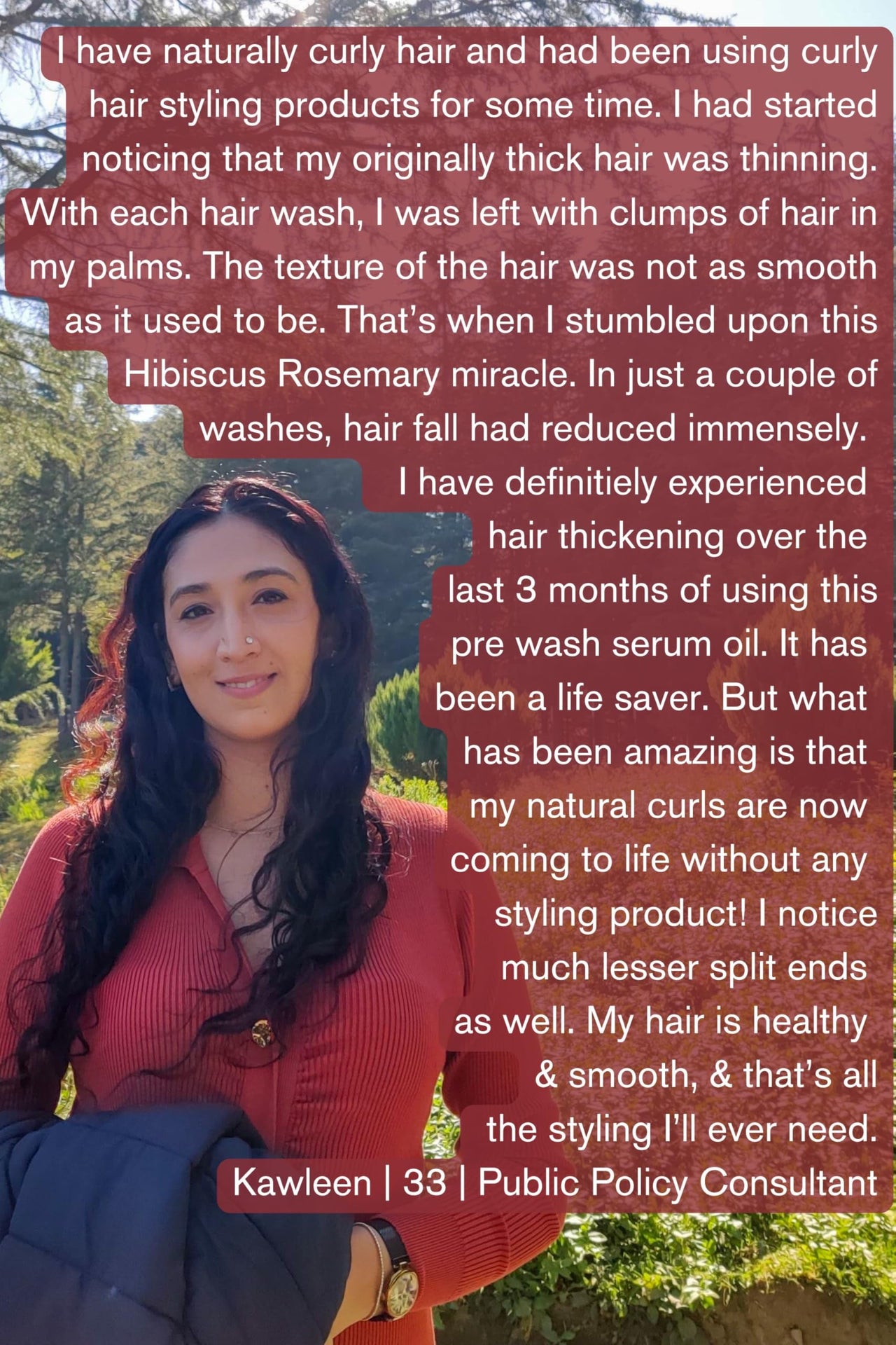 The Nature Mill Hibiscus Rosemary Hair Serum Oil. For stronger hair. 100ml (Coconut Peppermint)