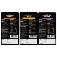 COLOMBIAN BREW COFFEE Powder Pure Instant 50 Gram, Vanilla Instant 50 Gram, Double Chocolate Mocha 50 Gram, (Gift Pack Box) Buy 2 + 1 Free