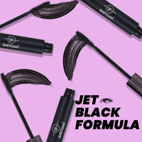 Shryoan Long-Lash Lengthening Jet Black Mascara | Water & Smudge Proof | Long Lasting & Boost Volume Mascara | Upto 18 Hours Stay ( 15 ml )